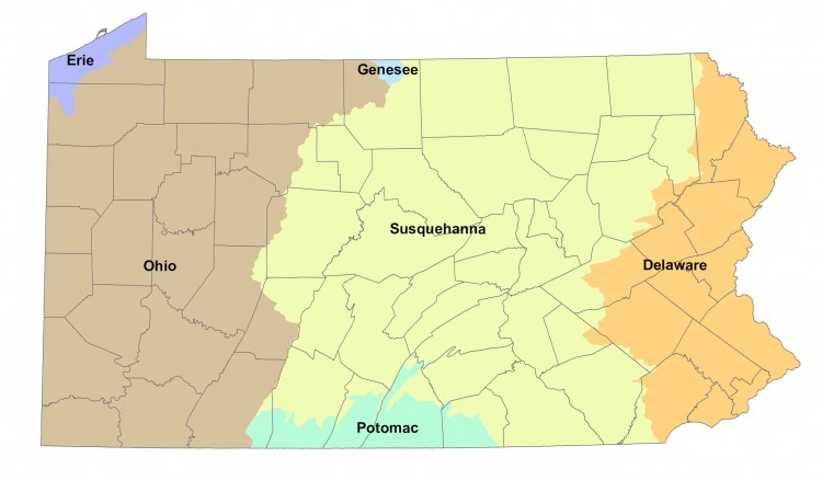 Pennsylvania's primary watersheds