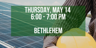 Join us in Bethlehem on May 14!