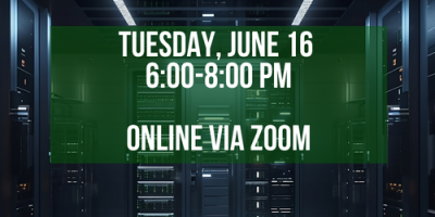 A Webinar About Data Centers, June 16, 2026