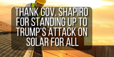 Thank Governor Shapiro for standing up to Trump